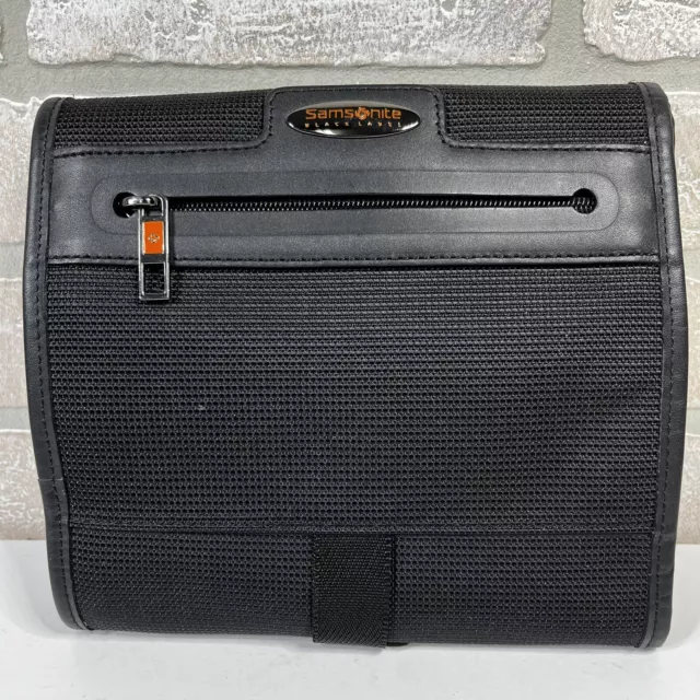 Samsonite Black Label Quad Fold Accessory Essential Kit Bag Tie Toiletry Carry
