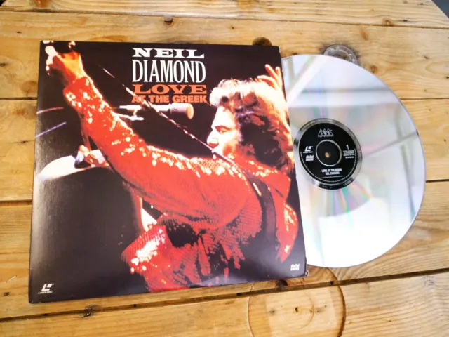 Neil Diamond Love At The Greek Ntsc Ld Laserdisc Collector Original 1992