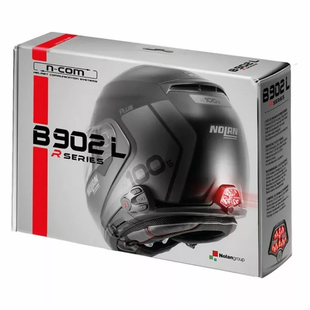 Intercom Single Nolan N-Com R-Series B902L R Bluetooth For Nolan Helmets 2