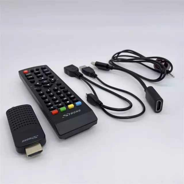 STRONG SRT 82 DVB-T2 Digitaler terrestrischer Decoder Kleines HD HDMI / USB. ver