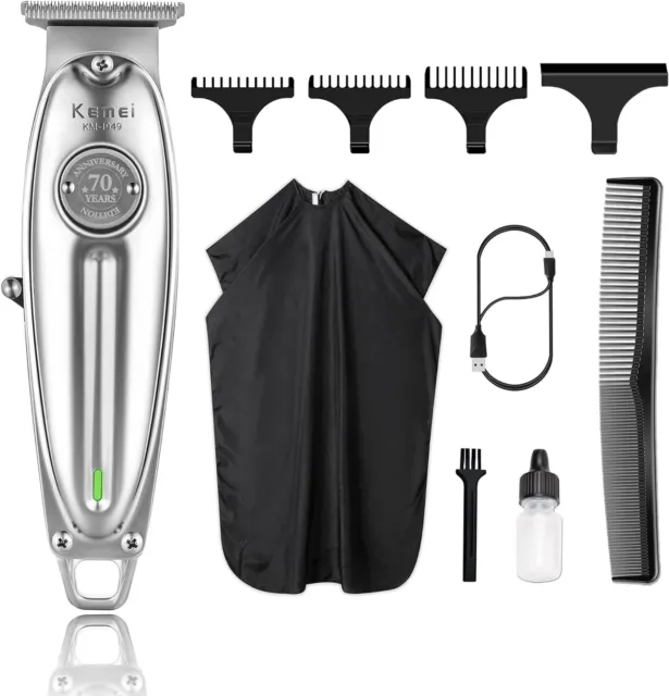 Kemei Professional Hair Clippers Beard Trimmer for Men T-Blade Outliner Barber G