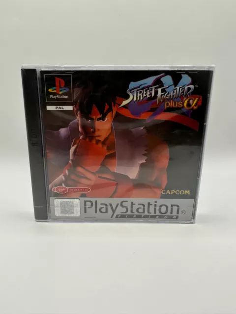 Street Fighter EX Plus Alpha Platinum **PS1 Playstation 1 NEU Sealed RARE