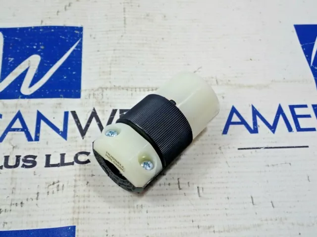 Hubbell Hbl5269C Connector Body Insulgrip Female 2 Pole 3 Wire 15A 125V