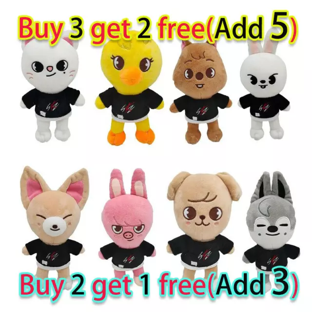 Stray Kids SKZOO Official Plush Toy Original Size Toy Complete Set of 8 New