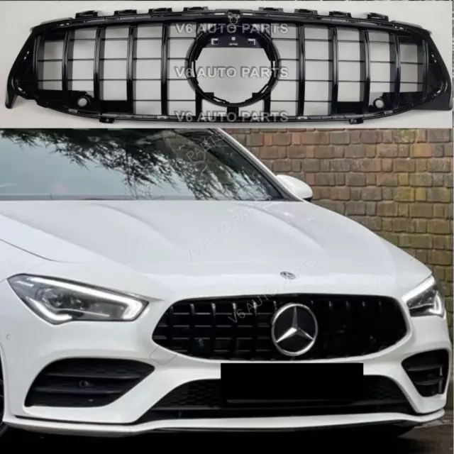 For Mercedes CLA-Class X118 CLA220d Front Radiator Grille 2019-2023 Facelift GT
