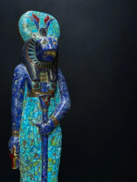 Large Egyptian Goddess Sekhmet Statuette - 24 Inches