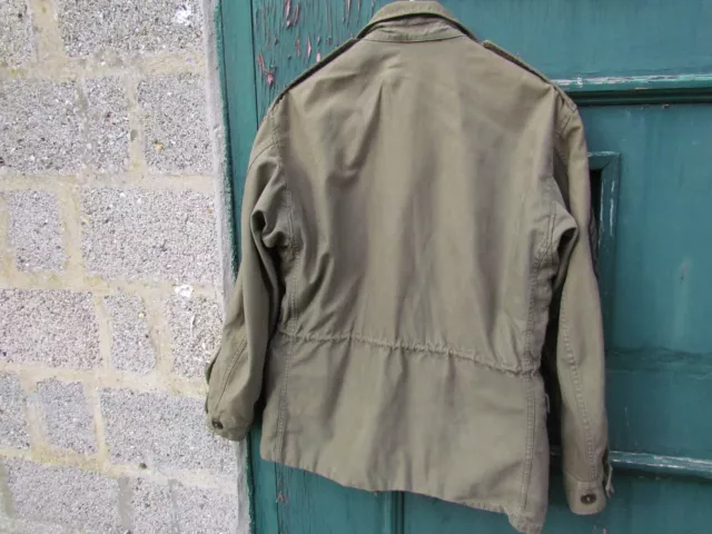 VESTE MODÈLE 43  PARACHUTISTE US WW2 ORIGINAL 39-45  US ARMY  17 Th DIVISION 3