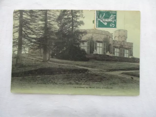 Cpa Orne 61 Surroundings De Flers Crissy Beautiful Star Chateau Du Mont