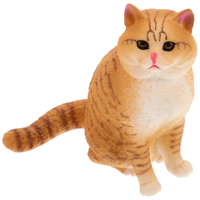 Statuetta di gatto Lettura Vintage Casting Resina animale vivida Statua di gatto Articoli per la casa Grigio Statuetta di gatto Lettura Vintage Casting Resina animale vivida Statua di gatto Articoli per la casa Grigio