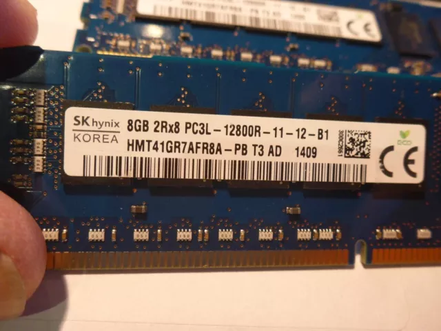 AU SELLERSK Hynix 8GB DDR3-1600 PC3L-12800R (DDR3-1600) HMT41GR7AFR8A-PB