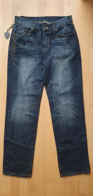 UNCS Jeans Dark Blue Größe S Straight Leg W33 L34 washed Look