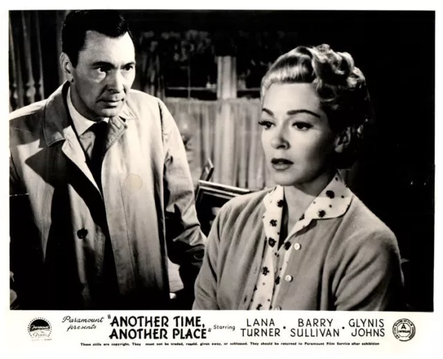 Another Time Another Place Original Lobby Card Lana Turner Barry Sullivan 1958