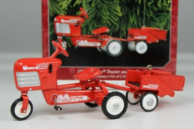 Hallmark Keepsake Ornaments Die-Cast 1955 Murray Tractor & Trailer Vintage 1998