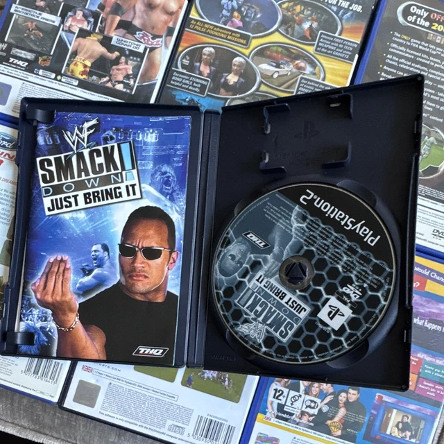 Smacking Comper SONY PLAYSTATION2 PS2 Bundle Smack Down Friends Ford 007 All With ...