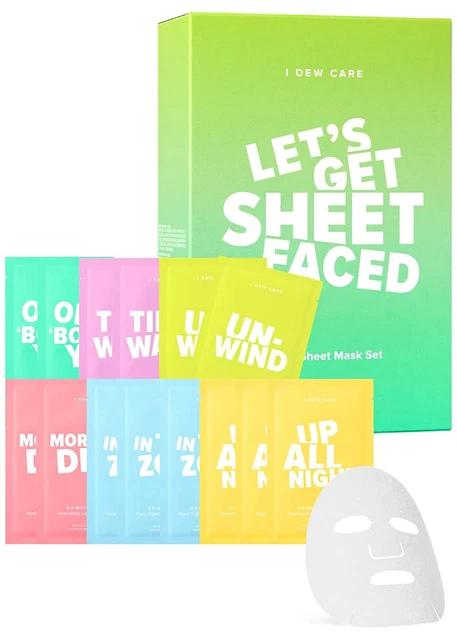 I DEW CARE Sheet Mask Pack - Let’s Get Faced | 01 Let's