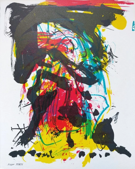 Asger JORN -Litografía original - Sin título (1967)