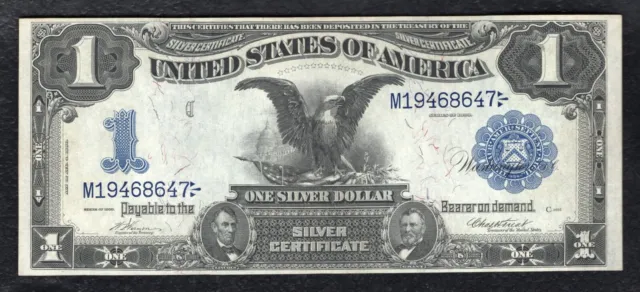 Fr. 228 1899 $1 One Dollar “Black Eagle” Silver Certificate Note Uncirculated