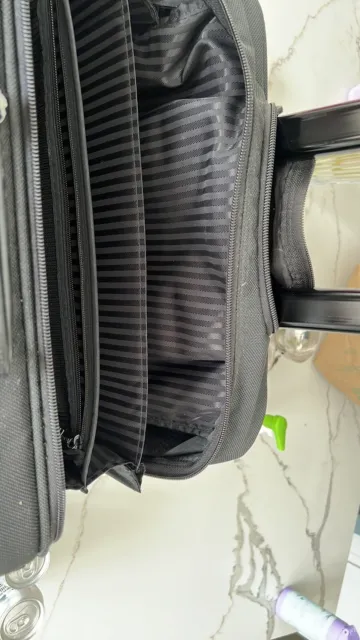 Tumi 2202D3 Black Ballistic Nylon 17” Rolling 2-Wheeled Laptop Briefcase Luggage 3