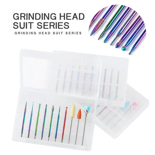 1 set smerigliatrice unghie bit alta durata facile installazione elettrica