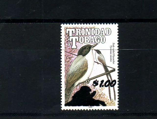 TRINIDAD and TOBAGO, 2019, BIRD , OVERPRINT, 1 v. MNH,