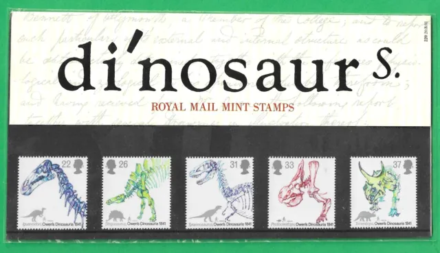 QE II - PRESENTATION PACK 1991 - MNH - DI'NOSAURS - PACK No 220