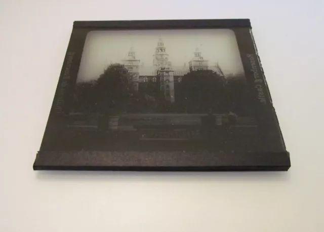 Glass Magic lantern slide ROSENBORG CASTLE   C1910 DENMARK 2