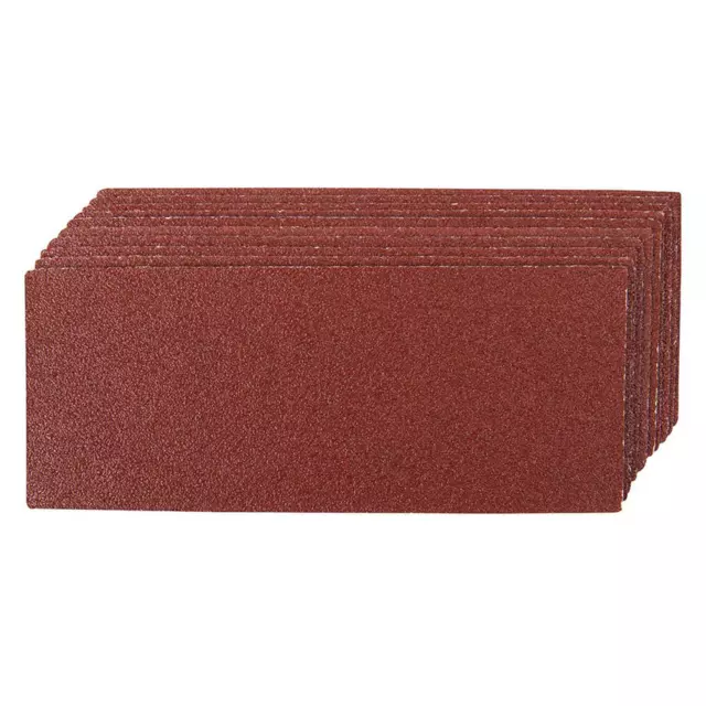 93 x 230mm Heavyweight Sanding Sheets Pads 60 Grit 10Pcs, 1/3 Clip Clamp