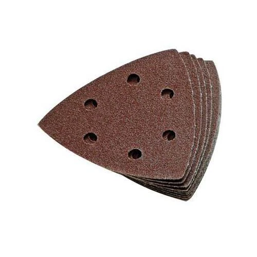 Lot De 10 Feuilles Abrasives Auto-agrippantes Triangulaires