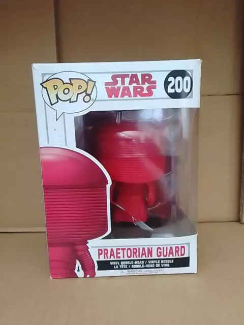 Funko Pop! Cabeza bobble de vinilo Star Wars Red Pretorian Guard #200