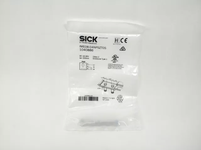 SICK 1040886 IME08-04NPSZT0S Inductive Proximity Sensor