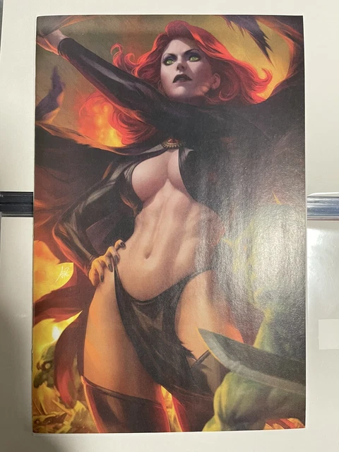 NEW MUTANTS #25 Artgerm VIRGIN Variant Goblin Queen X-Men NM 1:100 get it Signed