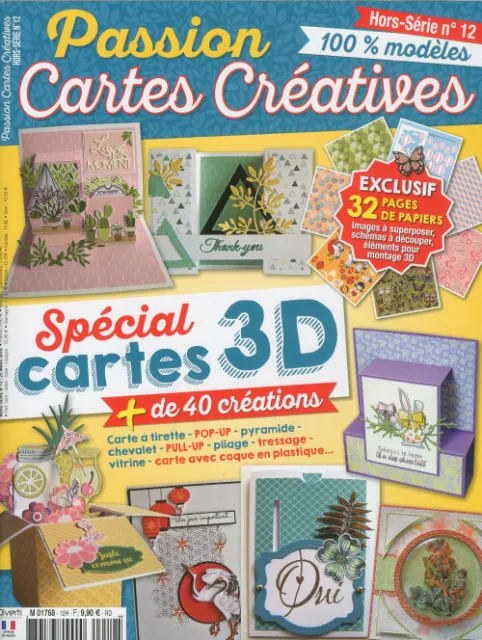 Passion Cartes Créatives Hors-Série N°12H - Spécial Cartes 3D