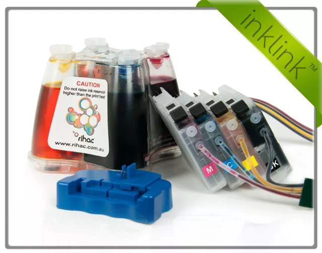 Rihac CISS for Brother Printer using LC203 MFC-J4420 MFC-J4620 MFC-J5620 Ink