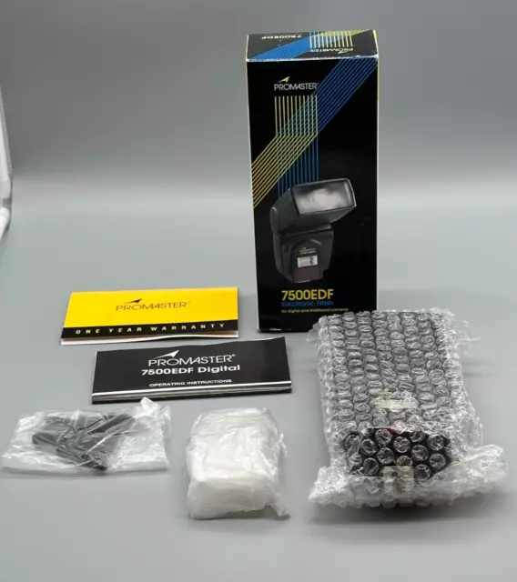 Promaster 7500EDF Electronic Flash New in open Box D20