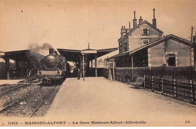 94 - MAISONS ALFORT - SAN49640 - La Gare Maisons Alfort - Alfortville - Train