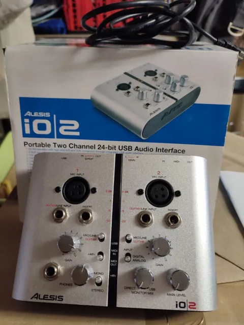 Alesis io/2 Audio Interface Two Channel 24Bit USB (kaum benutzt)