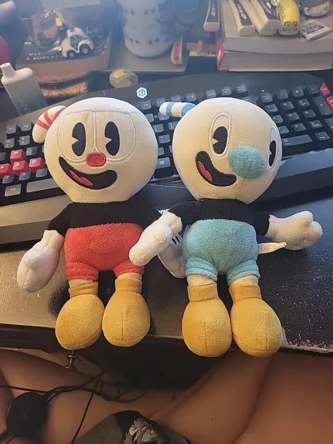 10'' Cuphead Game Plush Doll Cuphead & Mugman