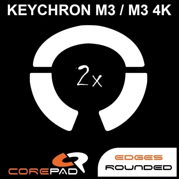 Corepad Skatez Keychron M3 4K Remplacement Souris Pieds Patins Téflon PTFE