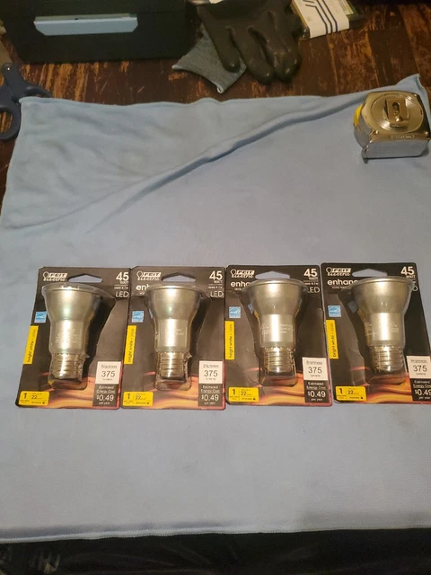 Feit Electric Enhance Vivid PAR16 Flood LED Bulb Bright White 3000K 45 Watt