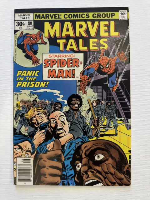 Marvel Tales 80  Panic In The Prison!  (rep Amazing Spider-Man 99)  1977 F/VF