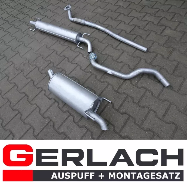 Auspuff für Opel Zafira B 1.6i 16V ab 07/2005 Auspuffanlage 3543