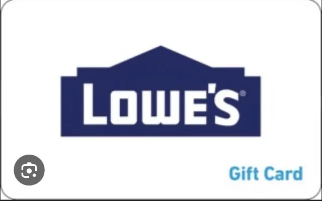 Lowes E Gift Card