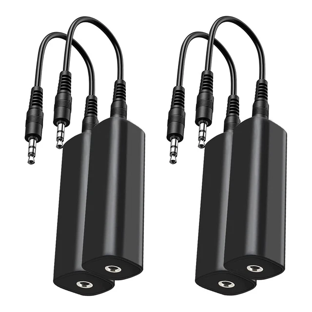 Filtre D'Alimentation Voiture 12V - Réducteur De Bruit Audio Stéréo Universel Anti-Interférence Et Anti-Scintillement