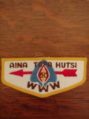 Boy Scout BSA OA Aina Topa Hutsi Lodge 60 Flap #2 Order Arrow NJ National Jambo