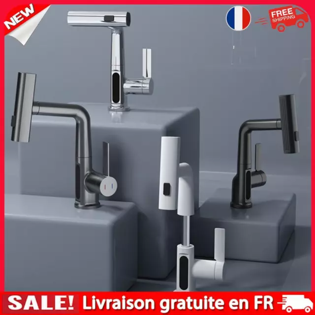 Waterfall Bathroom Faucet Single Handle Hot Cold Water Mixer Kitchen Sink Faucet