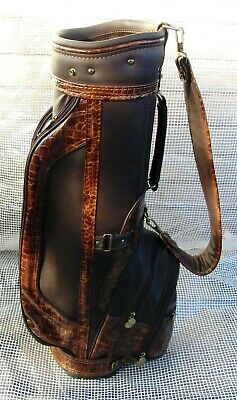 VINTAGE 6 Divisione BULGARI TOUR CART BORSA Mazze Da Golf 