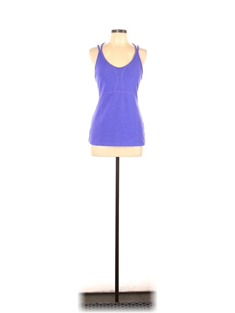 Athleta Women Purple Active T-Shirt L