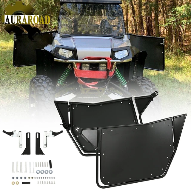 Metal Doors 2PCS Black For 2008-2021 Polaris RZR 800/ S 800/ XP 900/570 2-Door