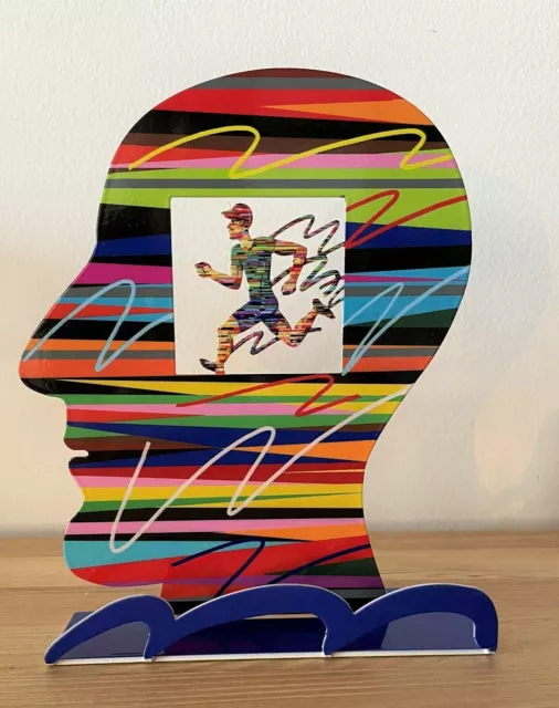 Pop art Metal Head "Corredor" escultura de DAVID GERSTEIN