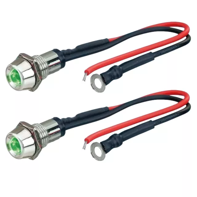 2x Foliatec LED Voyant Lumineux 12V Signal-Lampe Signal-Leuchte D'Alarme Auto